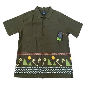 New with tag Roark Gonzo Islamd time short sleeve summer Hawaiian shirt men’s L